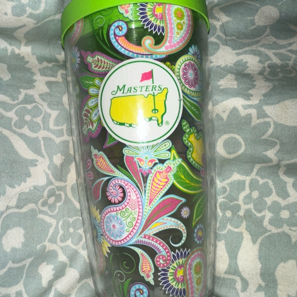Masters Paisley Tumbler with Green Lid